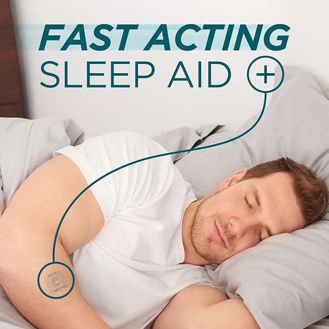 Sleep Patches - 42 Patches | All-Natural Deep Sleep Tape for Women and Men. Relaxing, Restful, Nighttime Calm. Sleep Patches for Adults | Water Resistant Patch