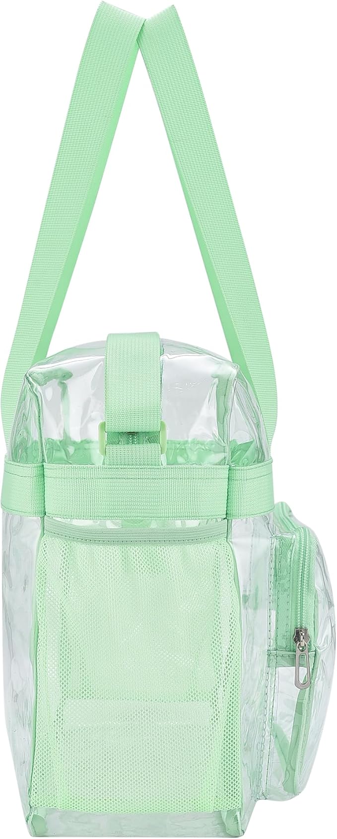 USPECLARE Clear Tote Stadium Approved, Security Travel & Gym Clear Bag for Work Sports Games Concerts