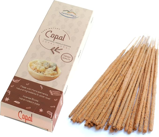 Copal Incense Sticks - Traditional Handcrafted Masala Incense - 42 to 50 Sticks Approx.