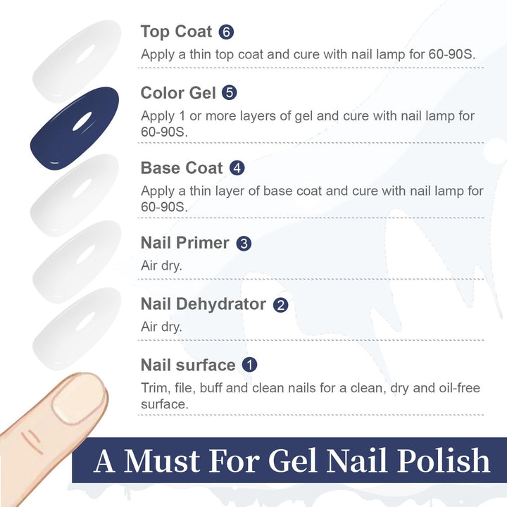 23-Piece Colorful Gel Nail Polish Kit | Classic Matte & Glossy Top Coats