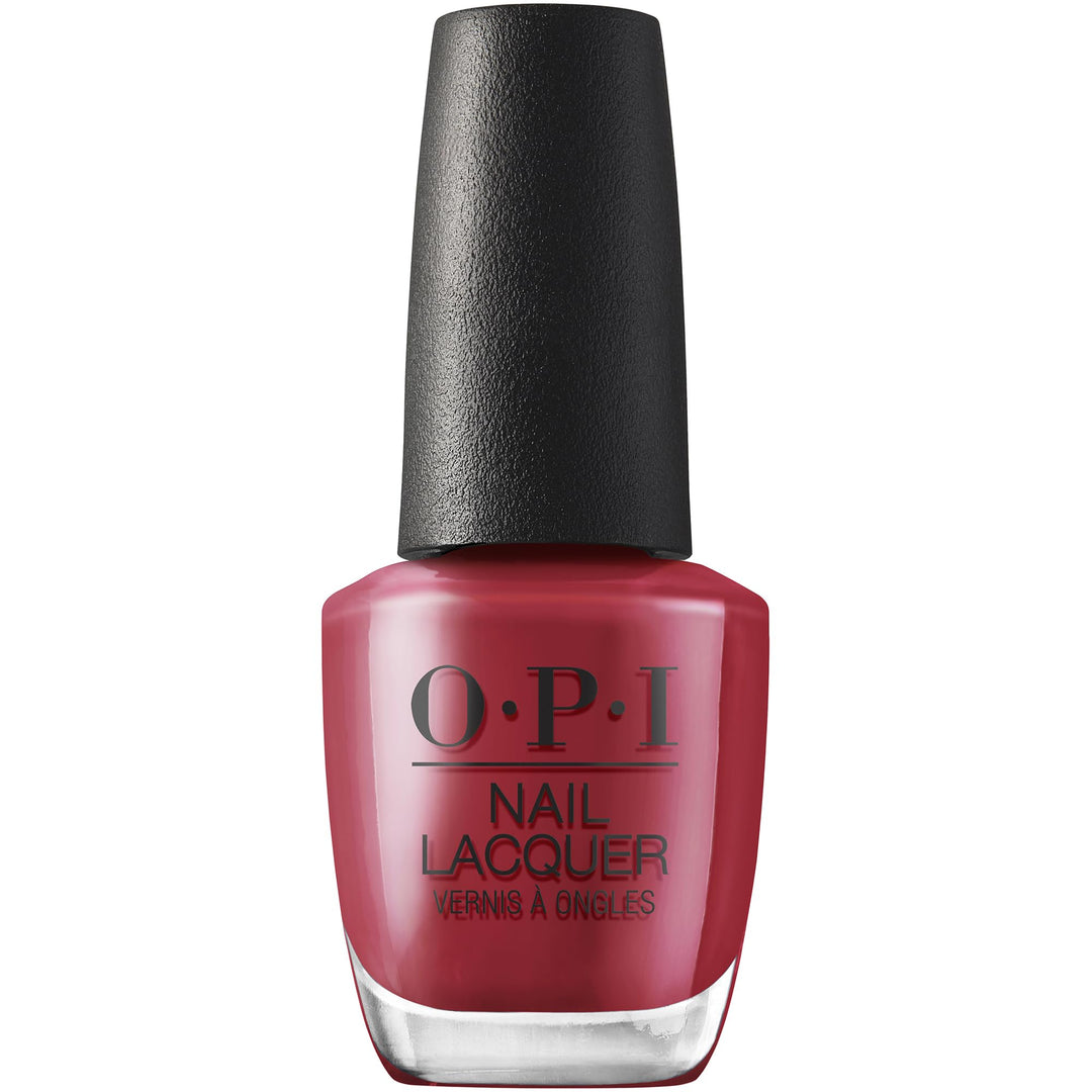 OPI Nail Lacquer CD Rom-antic | Opaque Bright Brown Metallic Chip Resistant Nail Polish | Metallic Mega Mix Collection