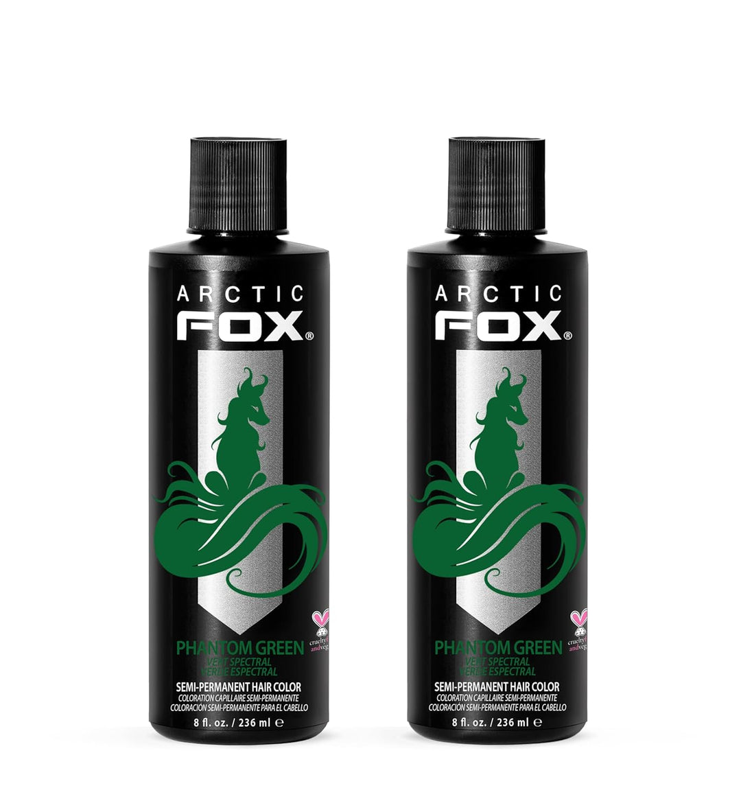 ARCTIC FOX Frose Vegan Semi-Permanent Hair Color Dye | 4 Fl Oz | Pack of 2