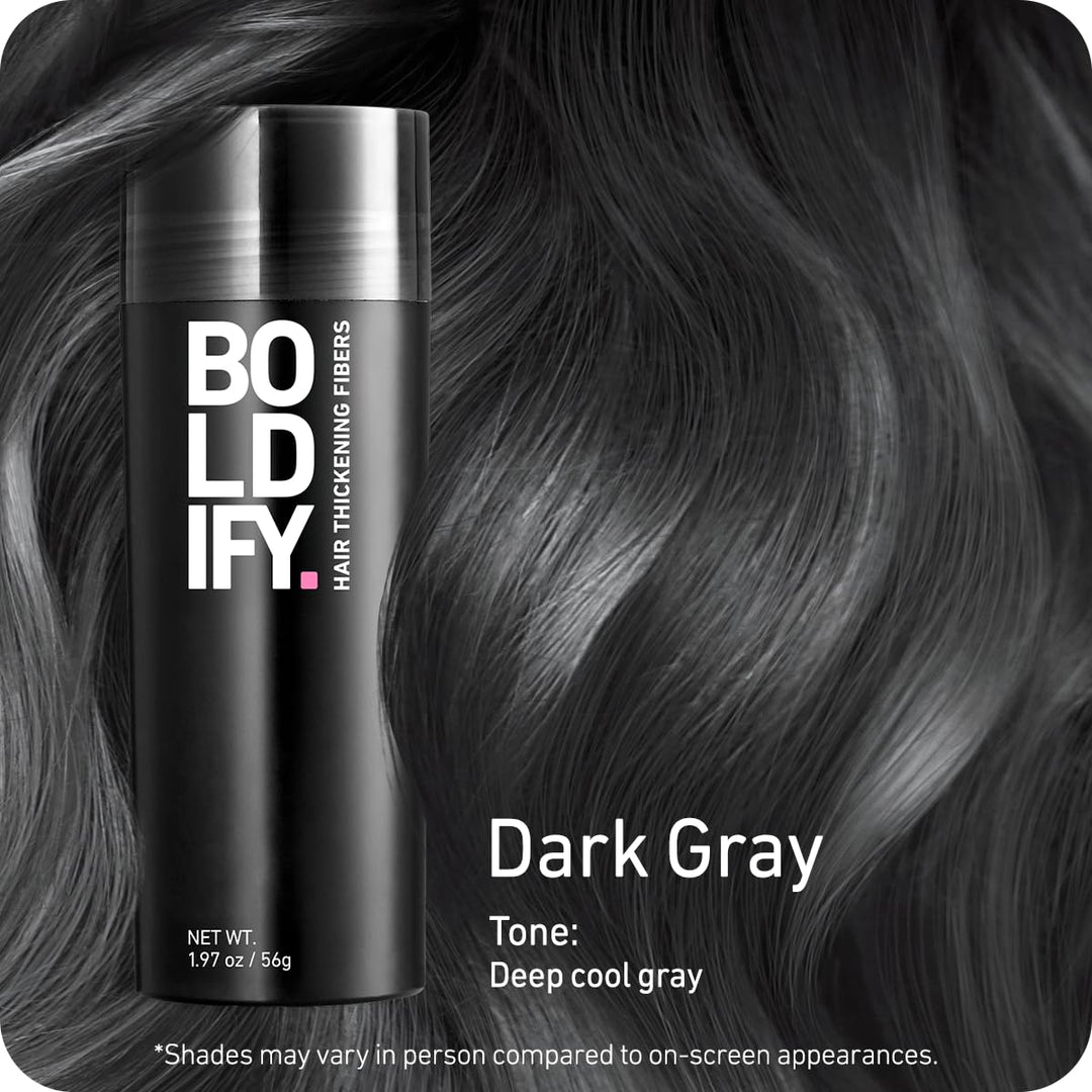 Boldify Hair Fibers | 12g Dark Brown | Thinning Hair Solution for Men & Women