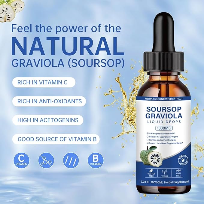Newly Soursop Bitters Liquid 2 OZ