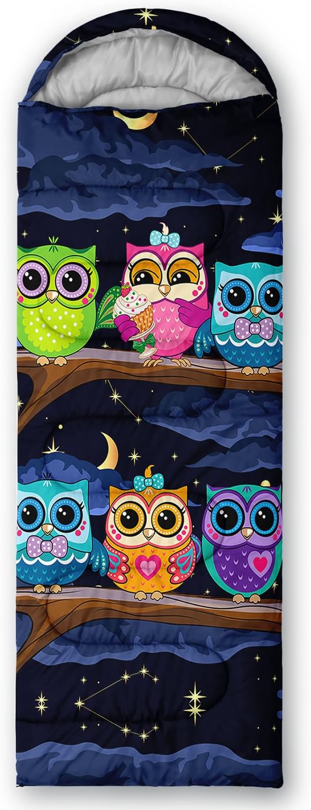 AILONEN Boys Sports Camping Sleeping Bags,Lightweight & Waterproof,3 Season Warm & Cool Weather,Black Player Basketball Sleeping Bags for Kids Adults,Travelling,Outdoors