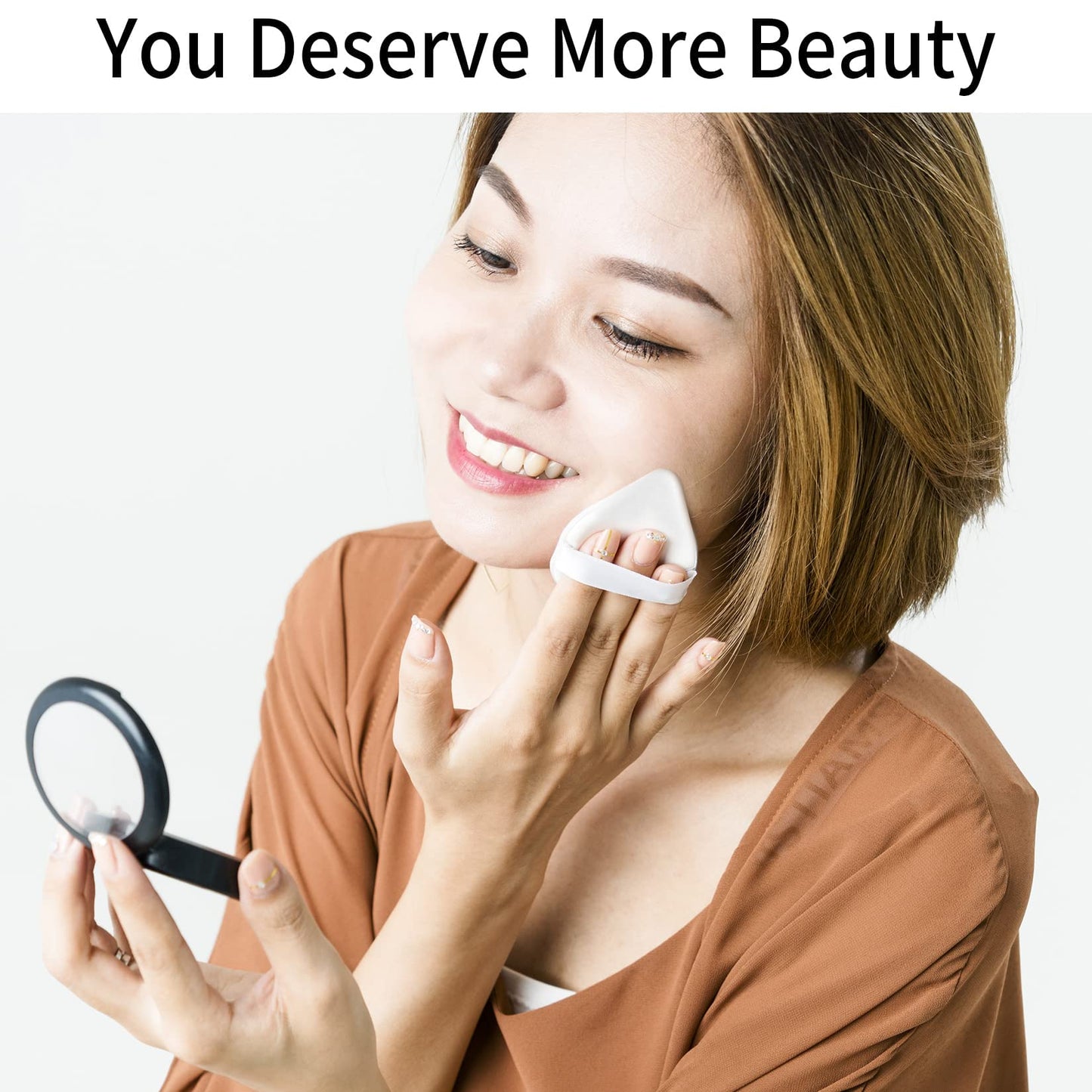 16 Pcs Triangle Makeup Puffs, Soft Cosmetic Foundation Powder Sponge Cushion Puffs for Loose Powder Wet Dry Makeup - 4 Colors