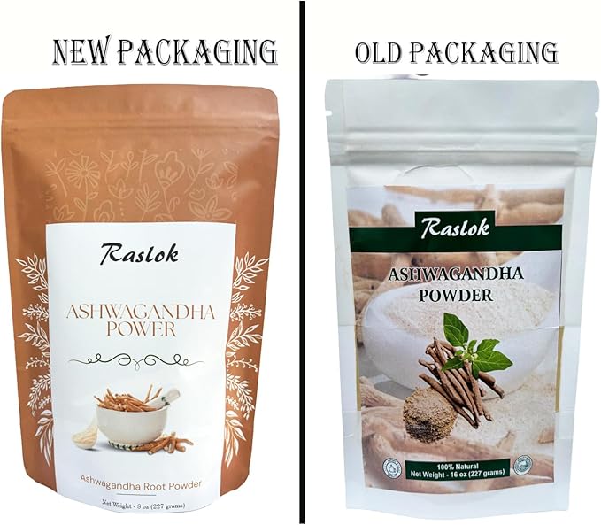 Ashwagandha Root Powder| Finest Grade A Root Powder - Withania Somnifera | Non-GMO, Vegan & Raw from India (3.52 Oz)