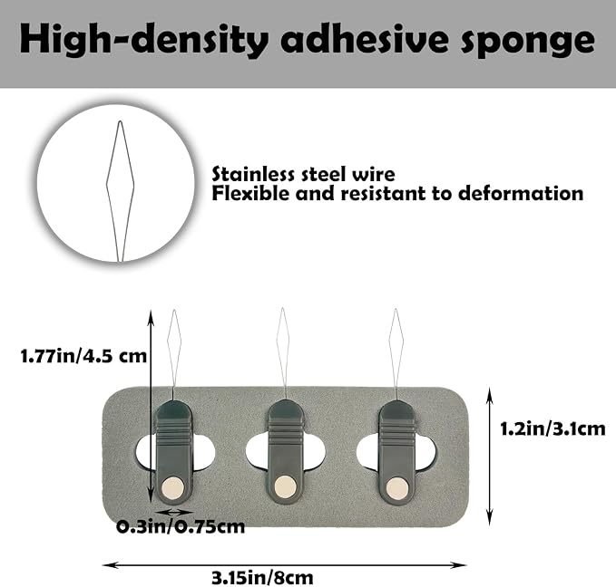 AVENTIK EUPHENG Fly Fishing Boxes Silicone Super Slim Fishing Storage Fishing Tackle Case Waterproof Pocket 7.36"X4.02"X0.63"/5.39"X3.74" X0.63'' (1PC-G048LB:7.36"X4.02"X0.63" with Hook fly threader)