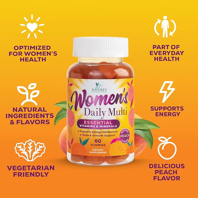 Multivitamin for Women - Complete Daily Womens Multivitamin & Multimineral with Vitamin A, C, D3, E, B12, Zinc & More - Essential Vitamins for Women - Supports Energy & Overall Health - 60 Capsules