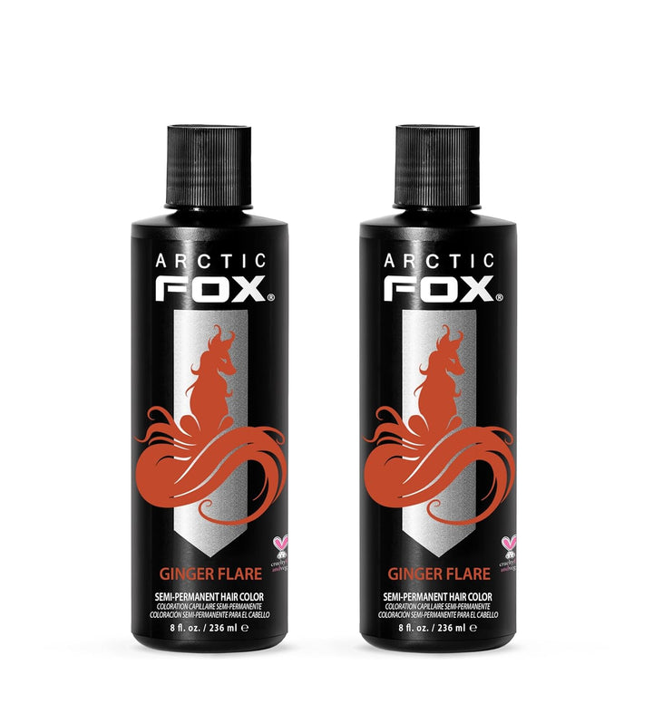 ARCTIC FOX Vegan Semi-Permanent Hair Color Dye | AURORA KISS 5.6 Fl Oz (2-Pack)
