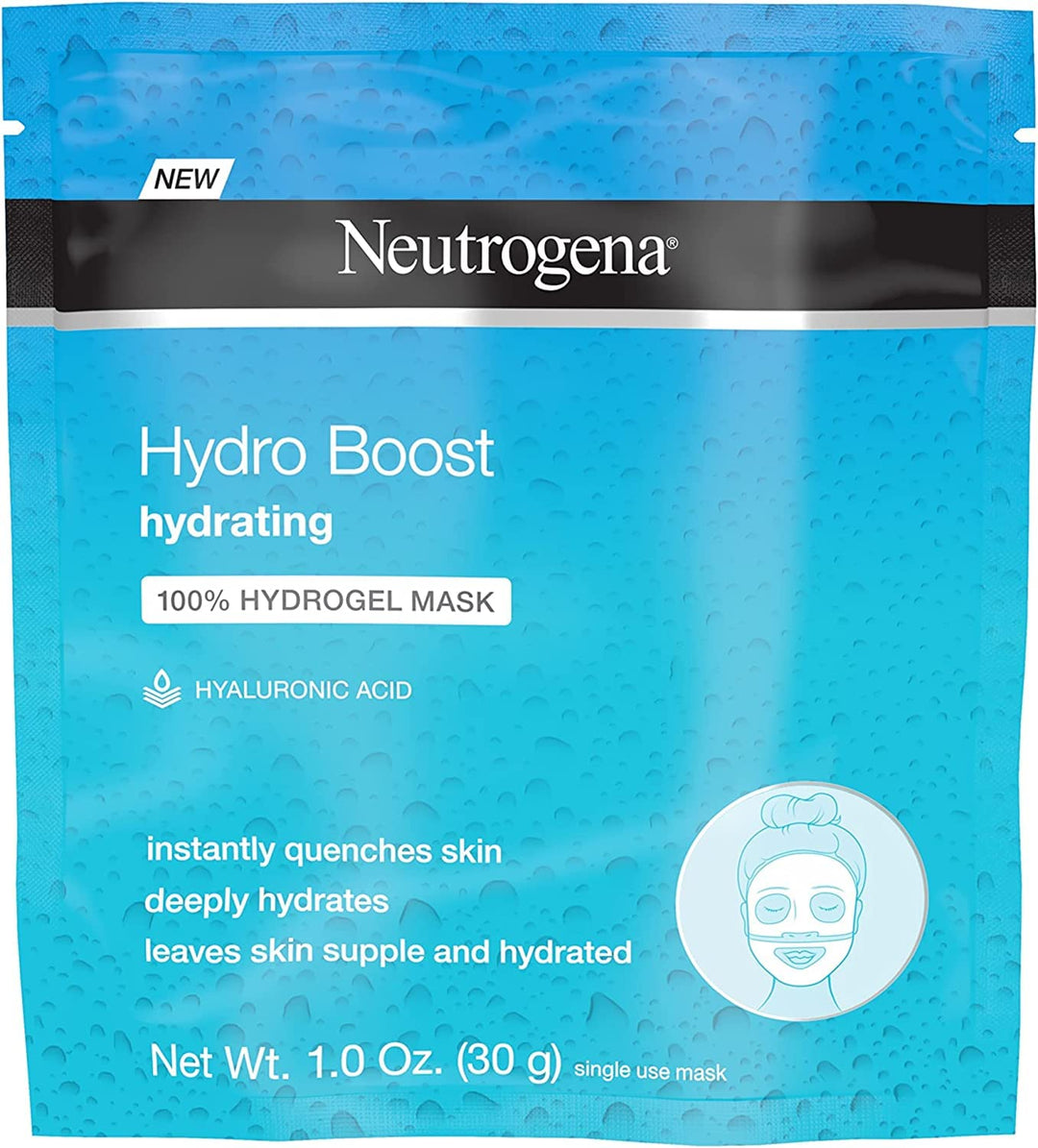 Neutrogena Hydro Boost And Hydrating Hydrogel Mask, 1 Ounce Each (10)