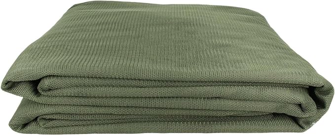 Green DIY Mosquito Net Fabric | 10x10 FT Netting | Insect Cover for Garden, Patio, Outdoor & Windows | Multiple Sizes in Black, White & Green | Raised Bed Screen Mesh Barrier