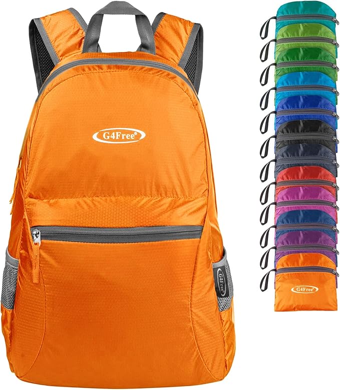 G4Free 20L Lightweight Packable Backpack Travel Hiking Daypack Foldable Backpack for Men Women