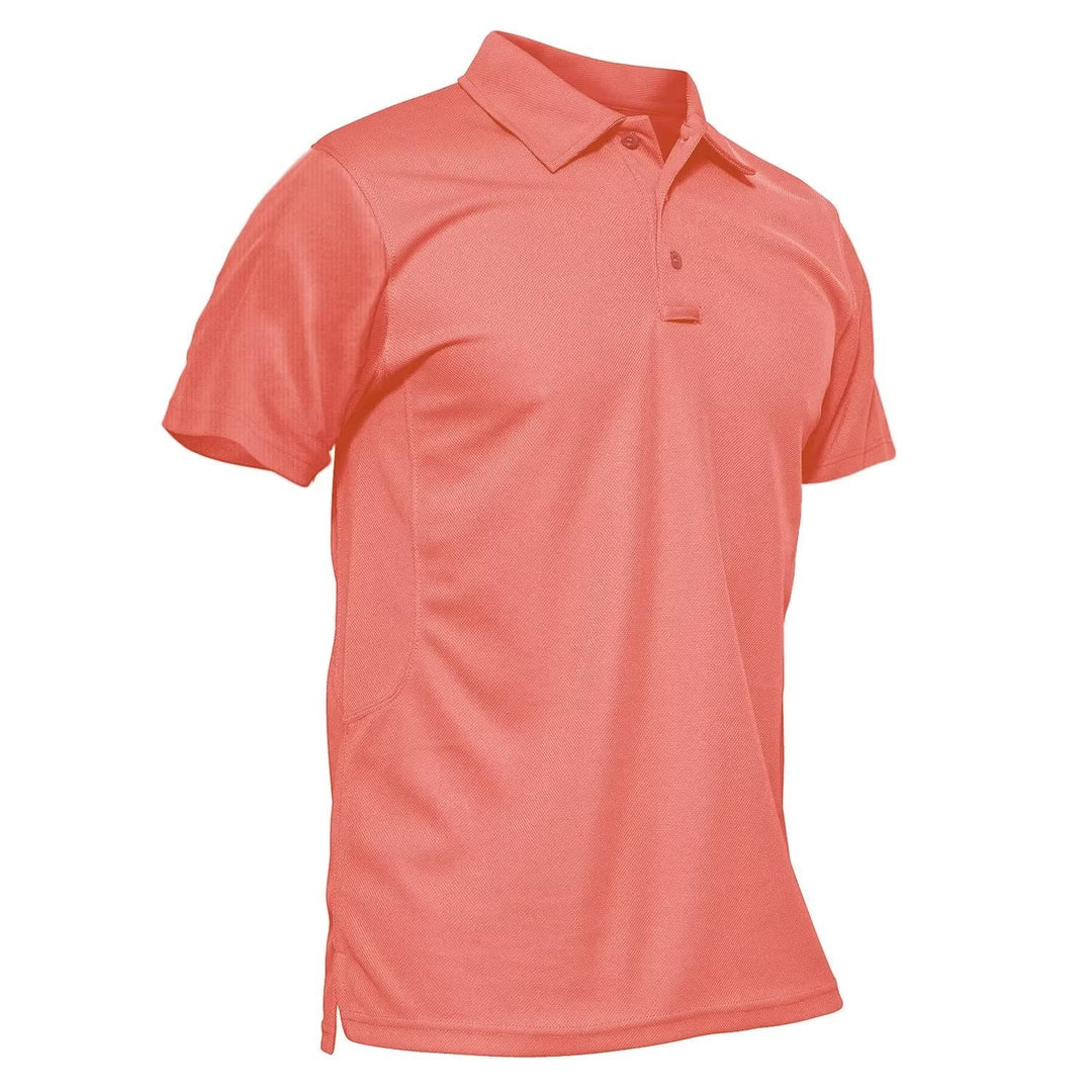 MAGCOMSEN Quick Dry Golf Polo Shirts for Men Short Sleeve Polo Shirts for Men Summer Shirts for Men Golf Polos for Men Fall Shirts Mens Fishing Shirts Work Shirts Casual
