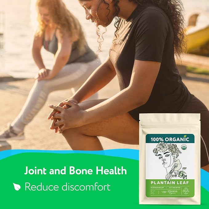 Super Value Pack 5 LB – Organic Plantain Leaf Tea (Plantago Major) – Natural Respiratory Support - Loose Leaf Tea for Soothing, Digestive & Immune Benefits