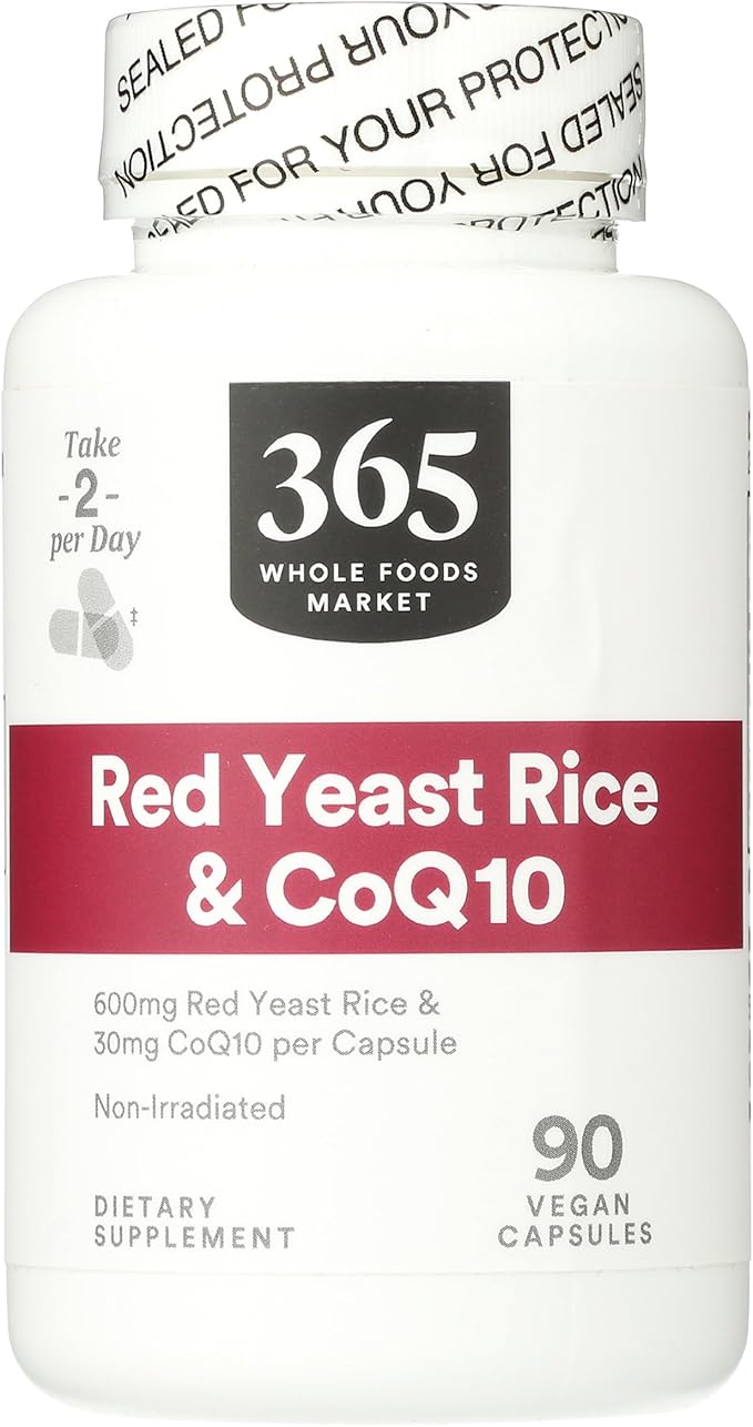 Whole Foods Market, Red Yeast Rice with CoQ10, 90 Vegetable Capsules