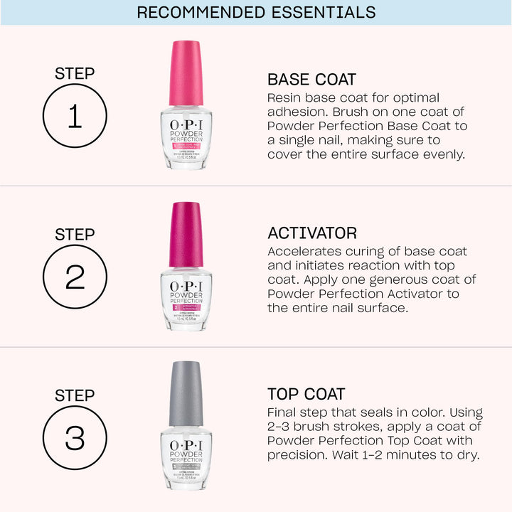 OPI Powder Perfection Let Me Bayou a Drink | Sheer Soft Pink Pearl Nail Dipping Powder | Acrylic Alternative