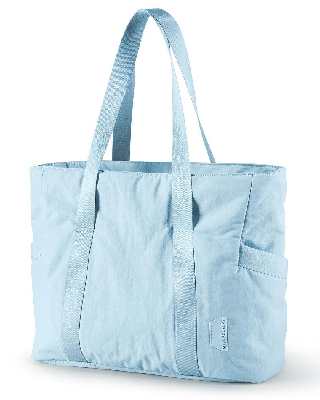 BAGSMART Tote Bag for Women with Zipper, Gym Tote with Compartments, Laptop Work Tote Nurse Dance Yoga Bag for Sport, Travel