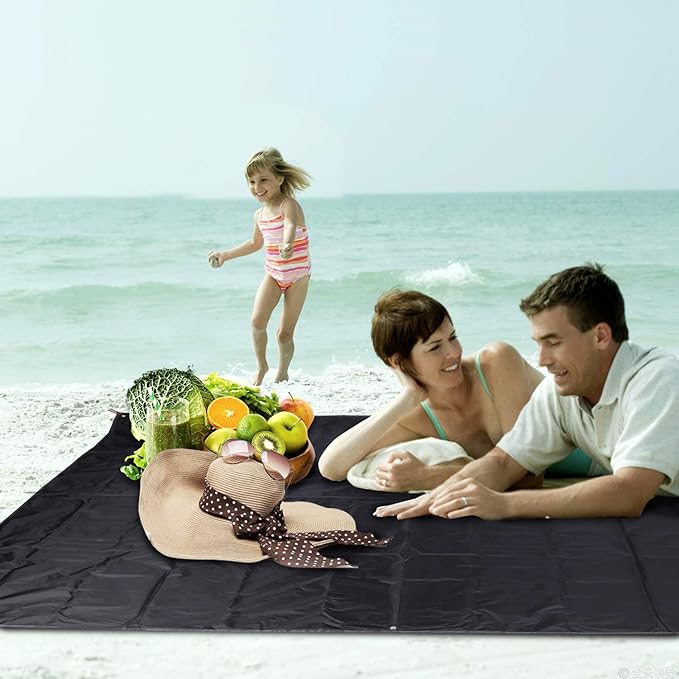 REDCAMP Ultralight Tent Footprint, PU 2000 Waterproof Camping Tent Tarp with Drawstring Carrying Bag for Ground Camping Hiking (106"x83" UL Black)