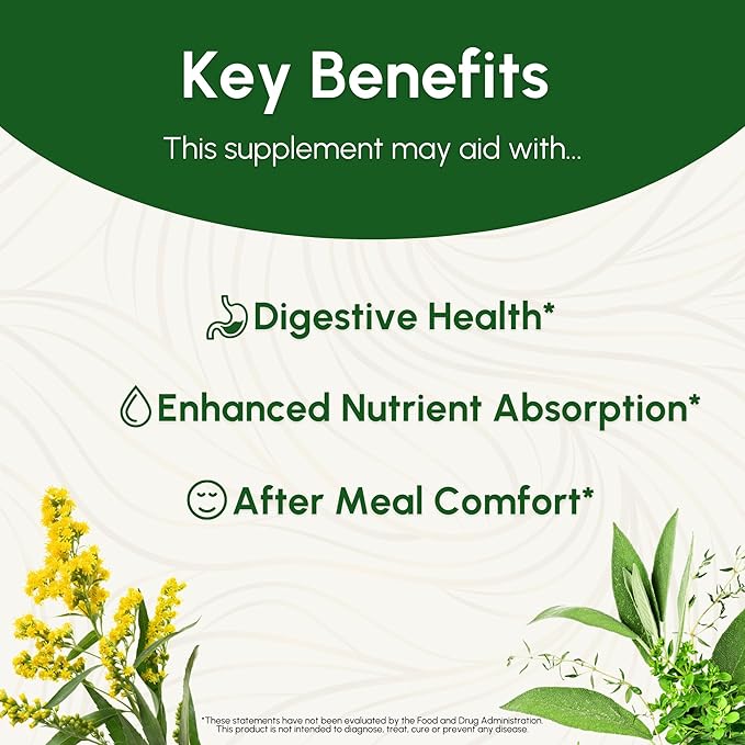 G.I. Feel Better Tincture - Gas & Bloating Support, Digestive Health Formula, Turmeric, Elecampane, Ginger, Cardamom, Herbal Supplement - 2 Fl Oz