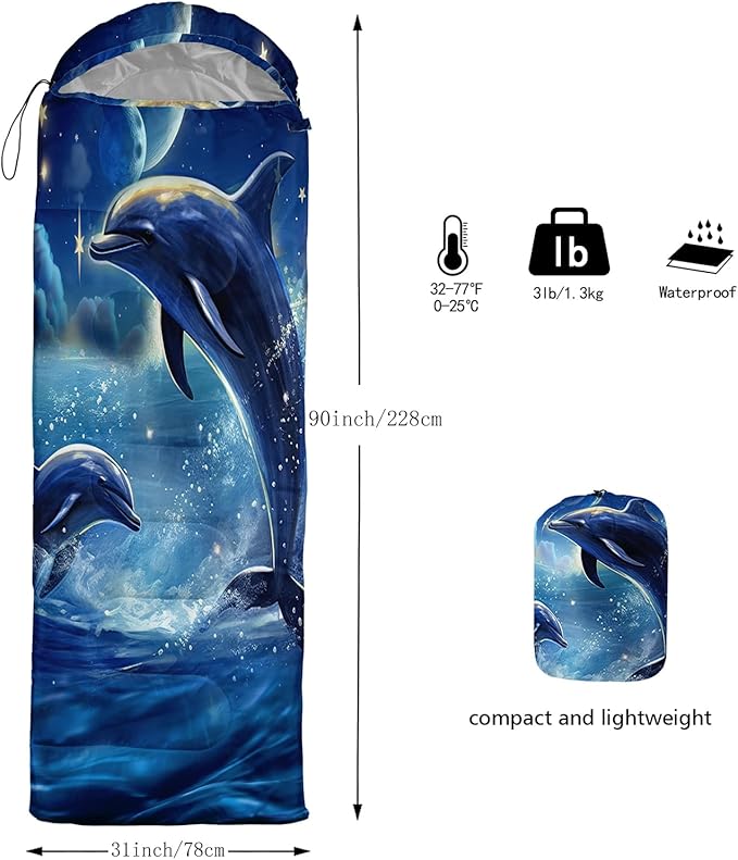 AILONEN Boys Sports Camping Sleeping Bags,Lightweight & Waterproof,3 Season Warm & Cool Weather,Black Player Basketball Sleeping Bags for Kids Adults,Travelling,Outdoors