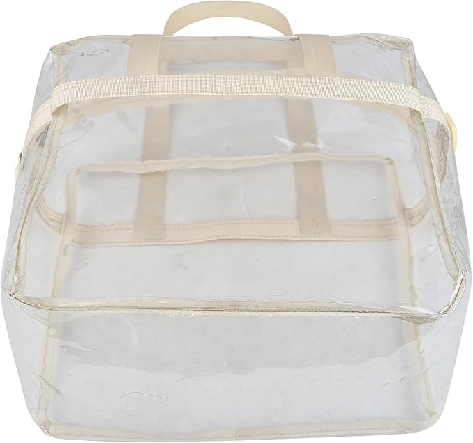 USPECLARE Clear Tote Stadium Approved, Security Travel & Gym Clear Bag for Work Sports Games Concerts