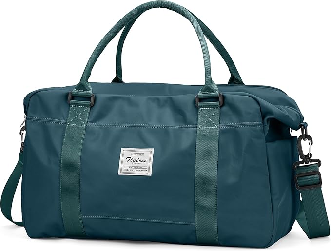 Travel Duffel Bag,Sports Tote Gym Bag,Shoulder Weekender Overnight Bag for Women