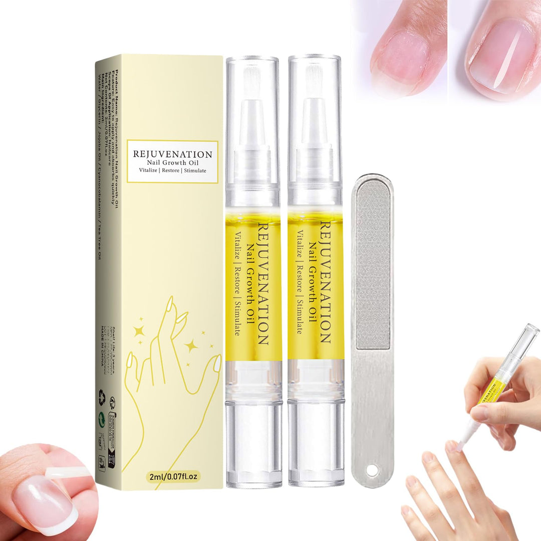 Nail Growth Oil, 2024 Upgrade Rejuvenation Nail Oil, Cosmetics Nail Growth Oil Pen, Cuticle Oil for Nails, Nail Strengthener for Moisturize Strengthen Brighten Nails Care (2)