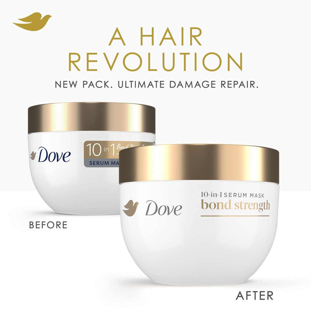 Dove Hair Mask Bond Strength for Chemically Damaged Hair with Bio-Protein Care Technology and Peptide Complex 9.2 Fl Oz