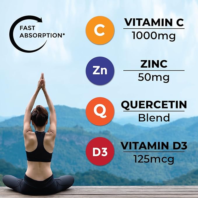 NEW AGE 8 in 1 Immune Support Booster Supplement with Elderberry, Vitamin C and Zinc 50mg, Vitamin D 5000 IU, Quercetin & Bromelain (8 in 1 Gummies (Pack of 1))