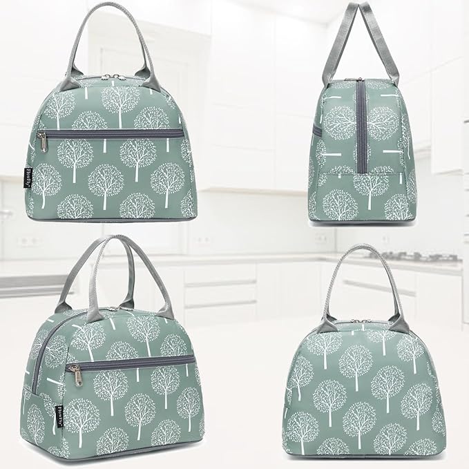 FlowFly Insulated Lunch Cooler Bag - Tote Bag Organizer for Women/Men, Dandelion