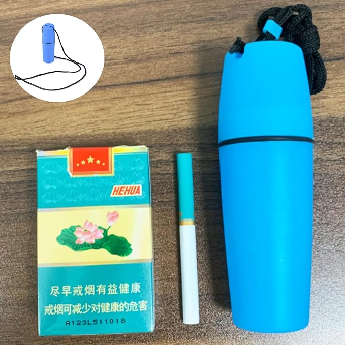 2 Pcs Diving Dry Box Waterproof Float Diving Bottle Holder Storage Boxes with Lanyard Float Diving Kayak Boat Canoe Swimming Accessories for Kayak Boat Canoe Swimming, Blue