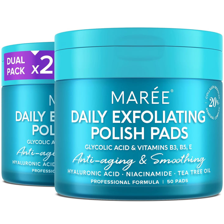 Collagen Toner Pads with Retinol | Hydrating Anti-Aging Wipes for Skin