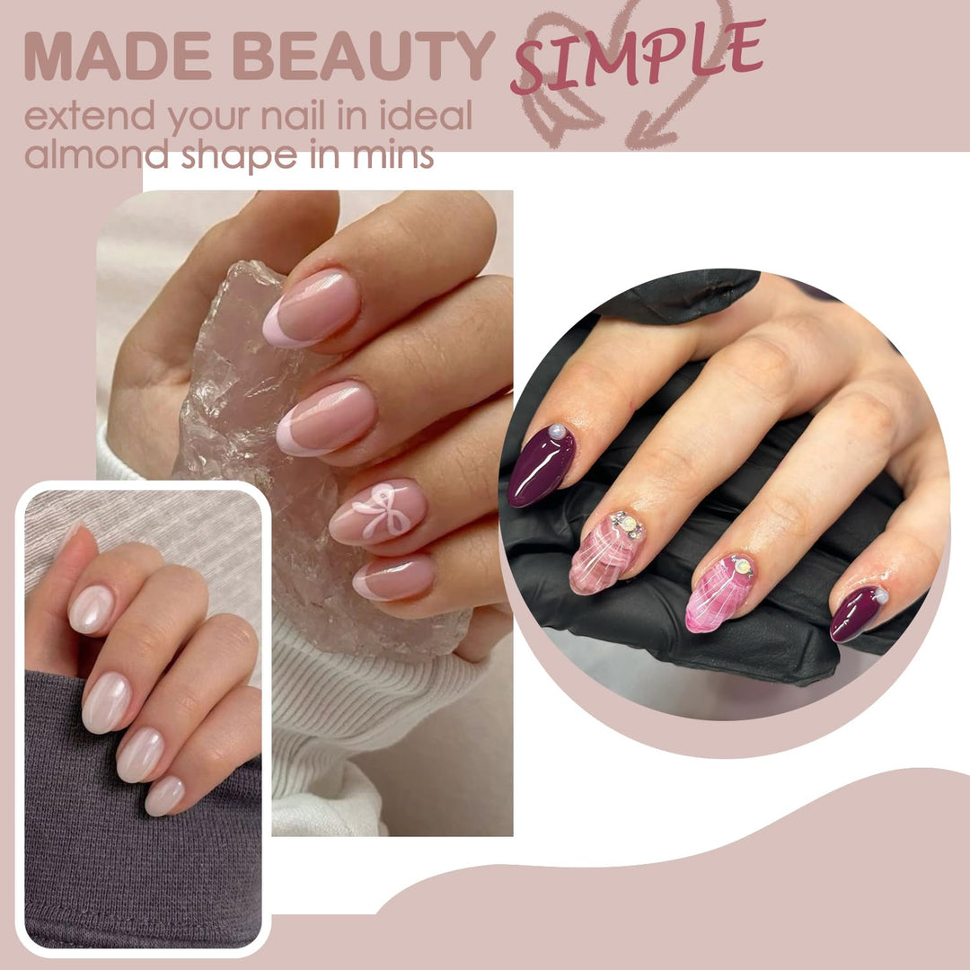 504Pcs Matte Soft Gel Toe Nail Tips | Full Cover for DIY Nail Extensions