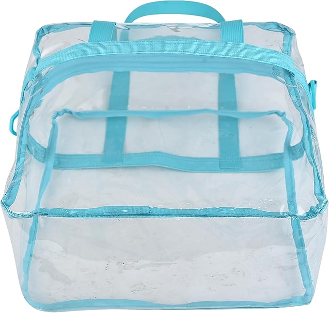 USPECLARE Clear Tote Stadium Approved, Security Travel & Gym Clear Bag for Work Sports Games Concerts