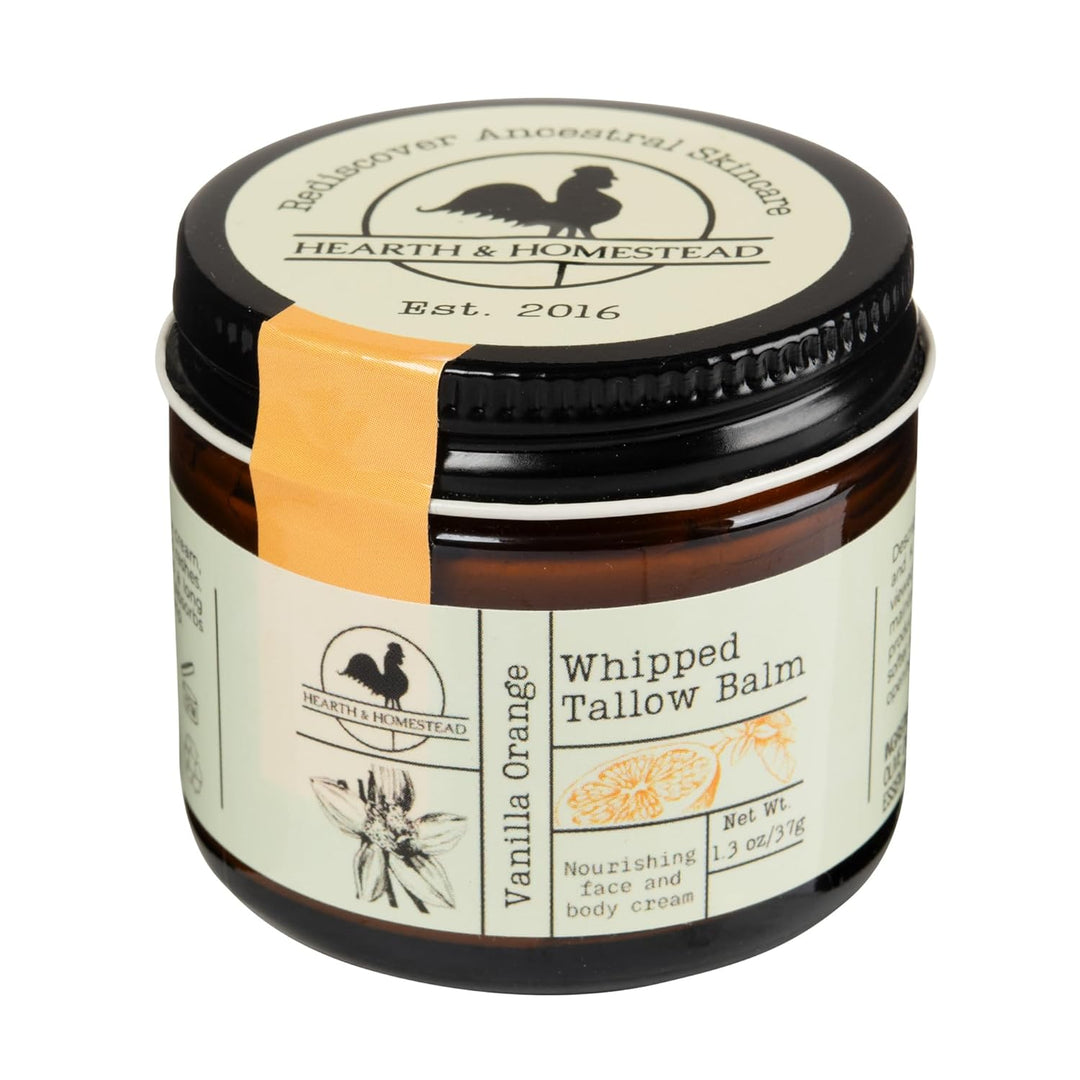 Handmade Tallow Balm | Fragrance-Free & Nourishing | 1.3 Oz Butter Almond