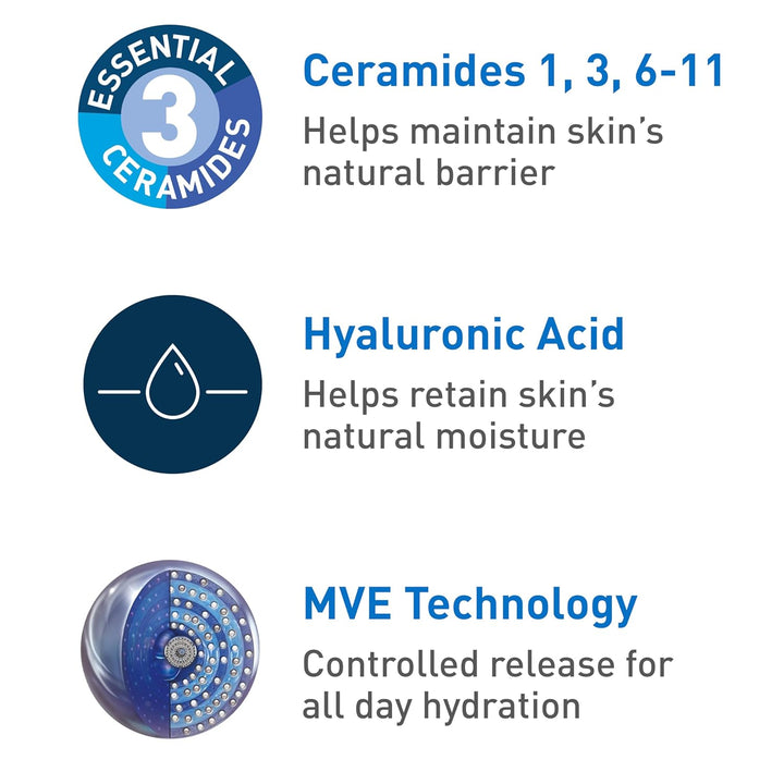 CeraVe Moisturizing Cream | Daily Body & Face Moisturizer for Dry Skin – 19 Oz