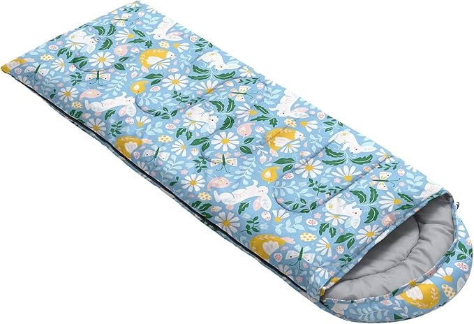 AILONEN Boys Sports Camping Sleeping Bags,Lightweight & Waterproof,3 Season Warm & Cool Weather,Black Player Basketball Sleeping Bags for Kids Adults,Travelling,Outdoors