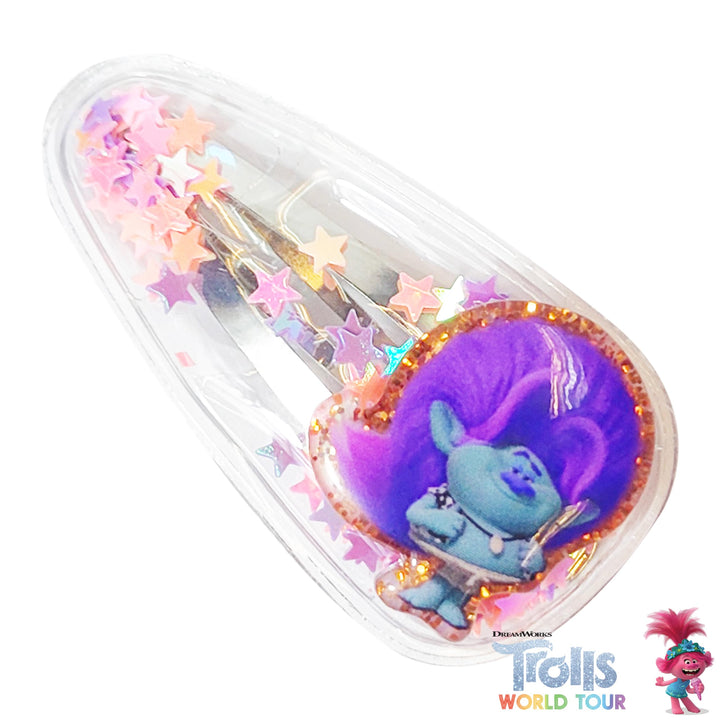 Luv Her Magical Confetti Hair Clips for Kids - 6pc Cute Character Charms Hair Accessories with Favorite Luv Her Characters, Ages 3+