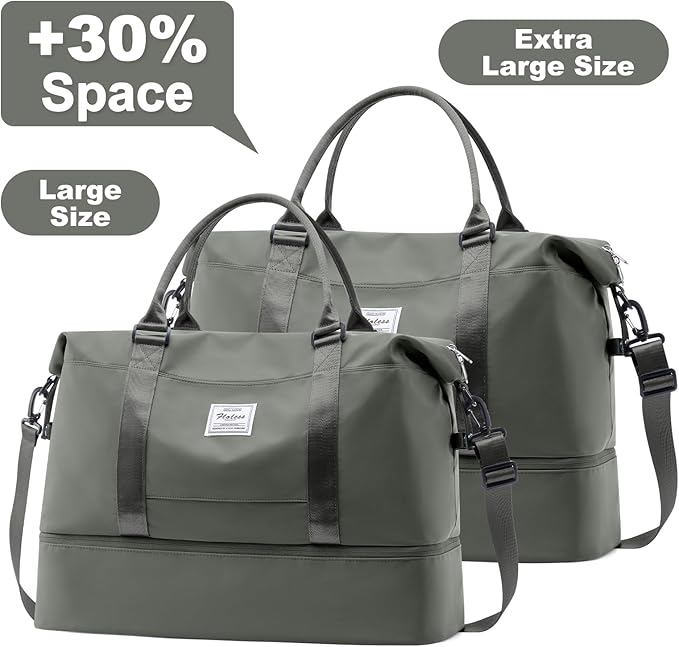 Travel Duffel Bag,Sports Tote Gym Bag,Shoulder Weekender Overnight Bag for Women