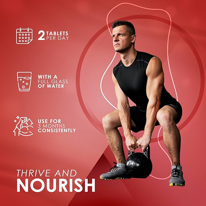 Ambrosial Iron Bisglycinate 28Mg Tablets Pack of 1-180 Tablets