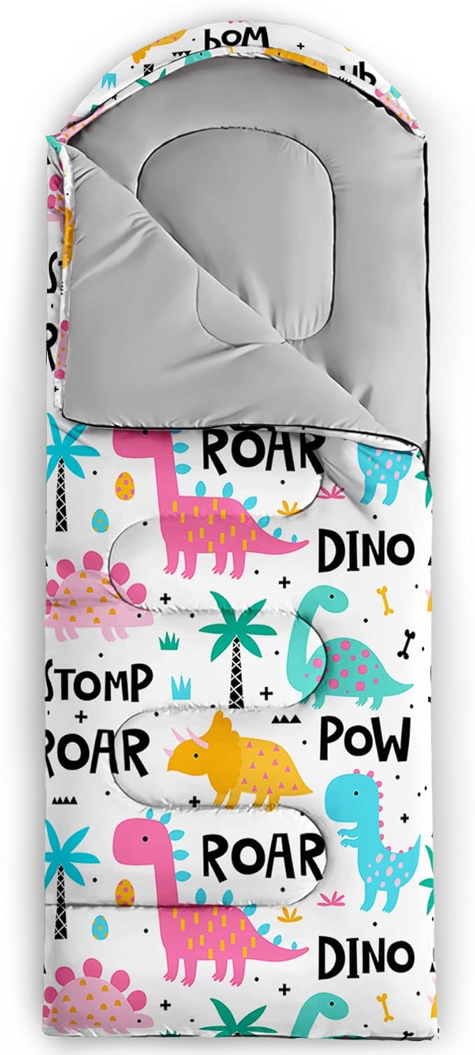 Axolotl Unicorn Sleeping Bag for Kids Boys Girls–Lightweight Warm Cold Weather Sleeping Bags,Waterproof Portable Sleeping Bag with Compression Sack for Camping Backpacking Outdoor Indoor