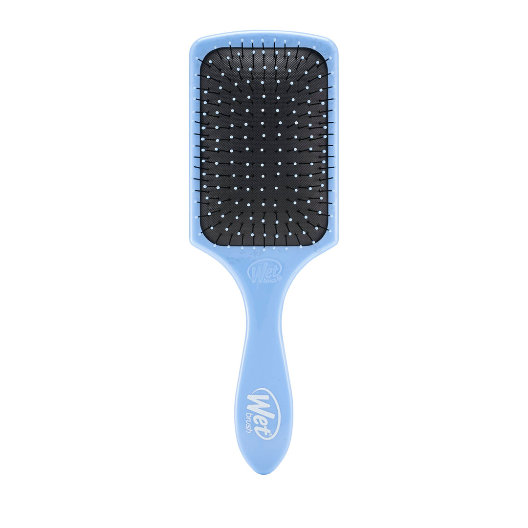 Wet Brush Paddle Detangler Hair Brush, Sky, Ultra-Soft IntelliFlex Bristles with AquaVent Design, Great For Treatment & Mask Application, Women, Men, Wet, Dry and Damaged Hair