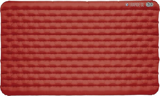 Big Agnes Rapide SL Insulated Sleeping Pad, Orange, Double Wide (40X72)