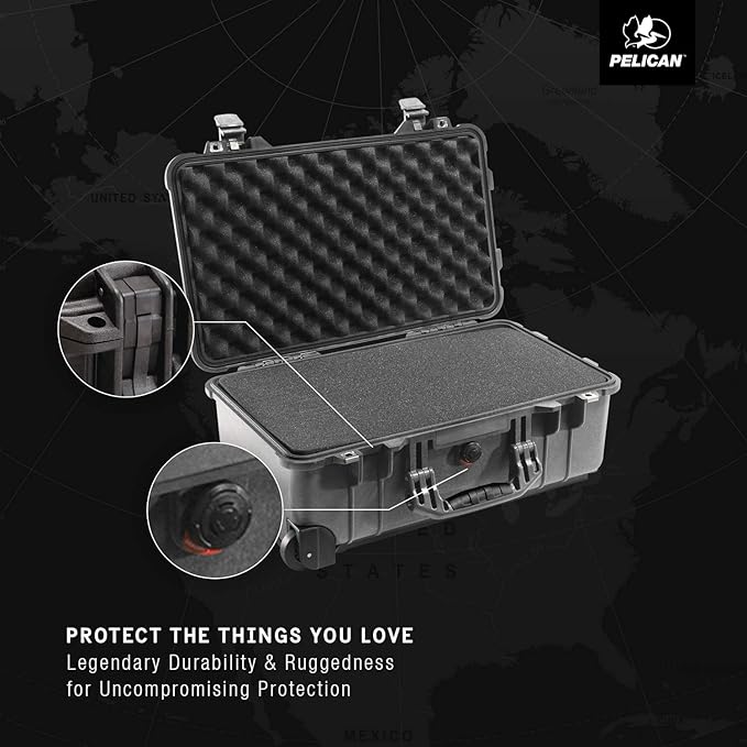 Pelican 1510 Case With Foam (Black)
