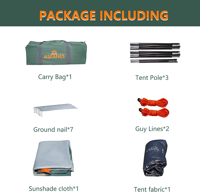 2-12 Person Tents for Camping Waterproof, Backpack Double Layer Tents, Perfect Picnics, Fishing and Backyard Camping