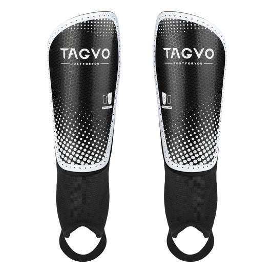 TAGVO Soccer Shin Guards for Kids Youth Adults, Protective Soccer Equipment for Boys Girls Men, Soccer Shin Pads for Kids Soccer Games EVA Cushion Reduce Shocks and Injuries