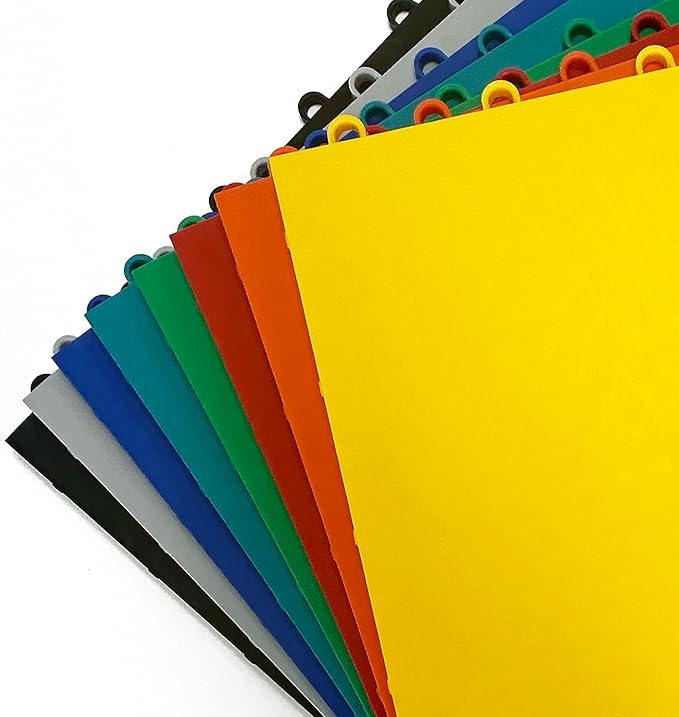 15 Green Tiles - High Durability Colored Flooring Tiles - Interlocking Versatile Training Surface - Roller Skate Derby Indoor&Outdoor, Dance Floor Tiles, Basketball Tiles, Sports Floor