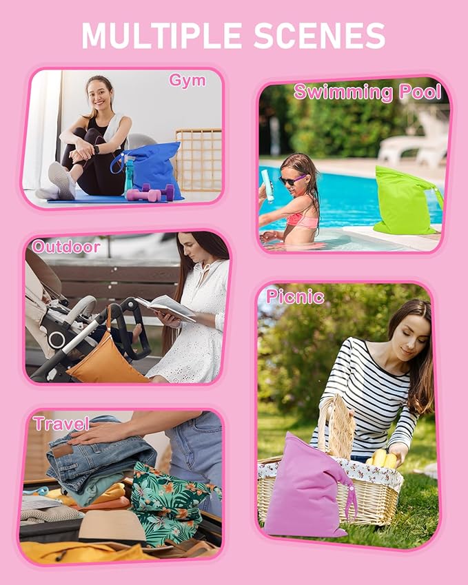 babygoal Waterproof Wet Bag and Dry Bag, Roll Top Waterproof 2L Backpack Sack for Travel,Swimming,Kayaking, Beach, Rafting, Boating, Hiking, Camping and Fishing