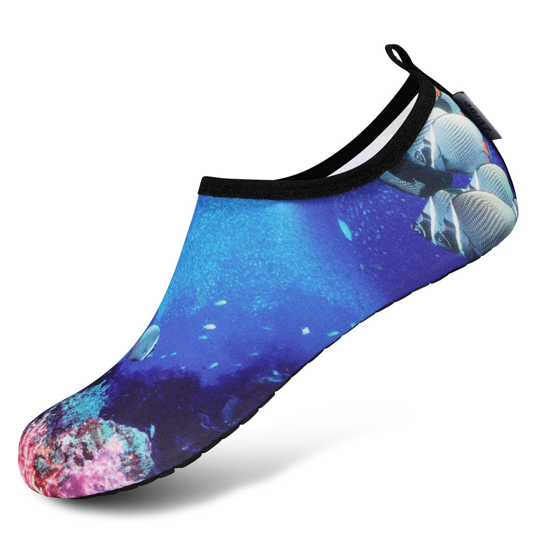 VIFUUR Water Sports Unisex Shoes Coral Fish - 5.5-6.5 W US/ 4.5-5.5 M US (36-37)